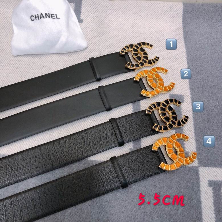 Chanel Belt 50mmX95-115cm 7D04